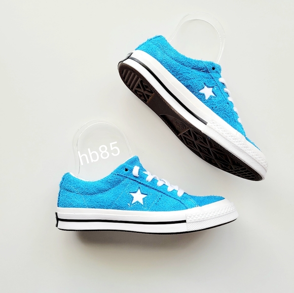 Converse Shoes - Converse One Star Ox Blue Hero White Suede Sneaker Women's 5.5